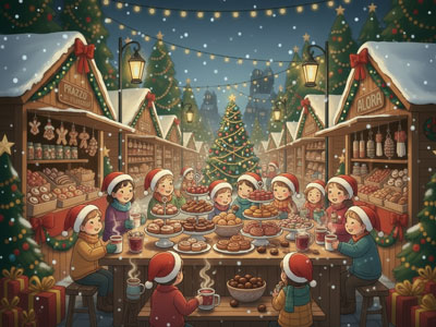 image of a puppet show for children at the amusement park